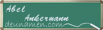 Abel Ankermann Visitenkarte